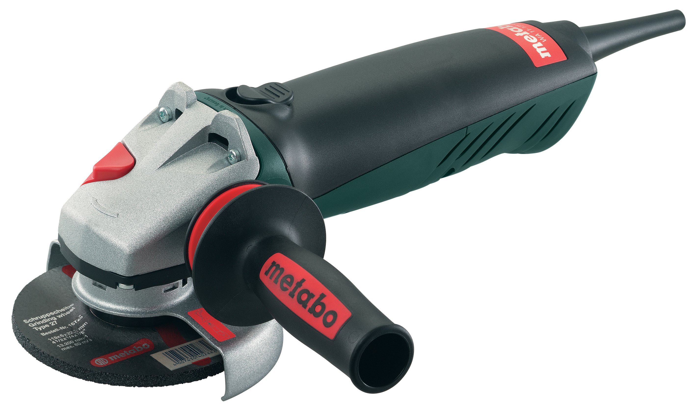 Увеличенная фотография Угловая шлифмашина Metabo WEA 14-125 Plus (1400 Вт; 125 мм)